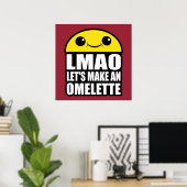 Poster Faisons une omelette (Bureau à domicile)