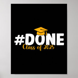 Poster Fait Cl De 2025 Graduation Senior 2025 Graduate Hi
