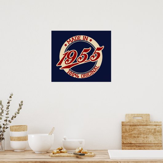 Poster Fait En 1955 (Cuisine)