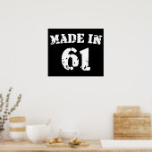 Poster Fait En 1961 (Cuisine)