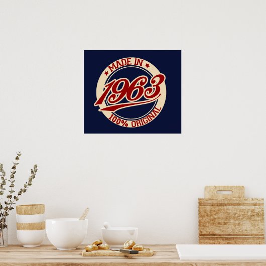 Poster Fait En 1963 (Cuisine)