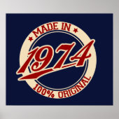 Poster Fait En 1974 (Devant)