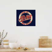 Poster Fait En 1986 (Cuisine)