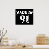 Poster Fait En 1991 (Cuisine)