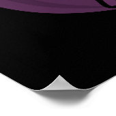 Poster Fait non Fig-tion Funny Fig Pun Fig Dark BG (Coin)