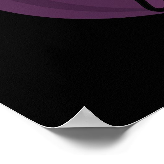 Poster Fait non Fig-tion Funny Fig Pun Fig Dark BG (Coin)