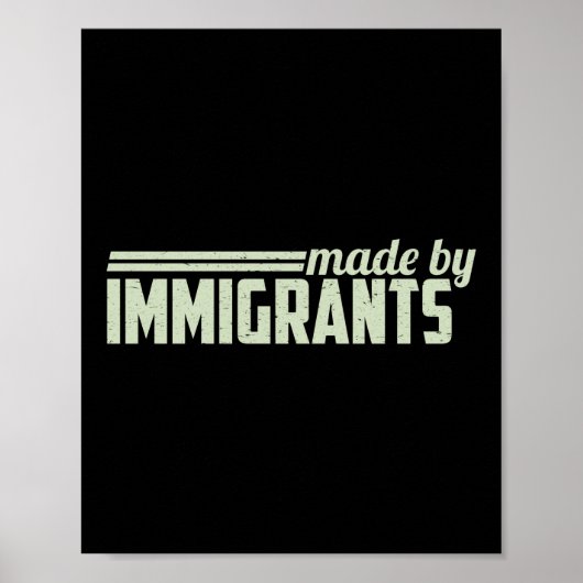Poster Fait Par Les Immigrants (Devant)
