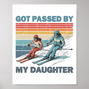 Poster Fait Tomber Par Ma Fille En Ski _4