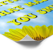 Poster Fait-Vous Sourire (Coin)