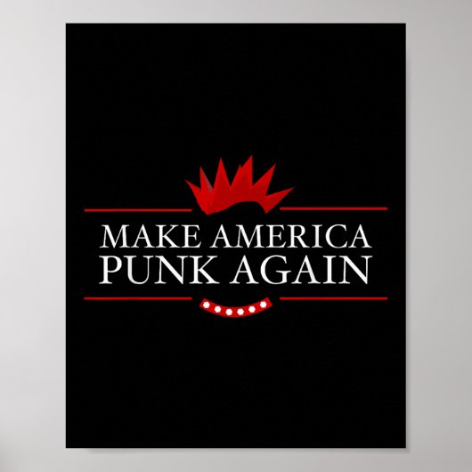 Poster Faites à l'Amérique Punk une fois de plus l'idée d (Devant)