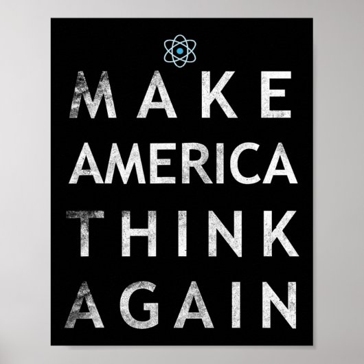Poster Faites à l'Amérique une fois de plus penser à Atom (Devant)