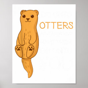 Poster Faites aux loutres de mer