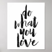 Poster Faites ce que vous aimez (Devant)