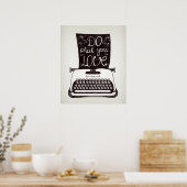 Poster Faites ce que vous aimez (Cuisine)