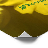 Poster Faites ce que vous aimez Daffodil Inspirational Ru (Coin)