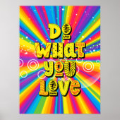 Poster Faites ce que vous aimez ! Motivation (Devant)