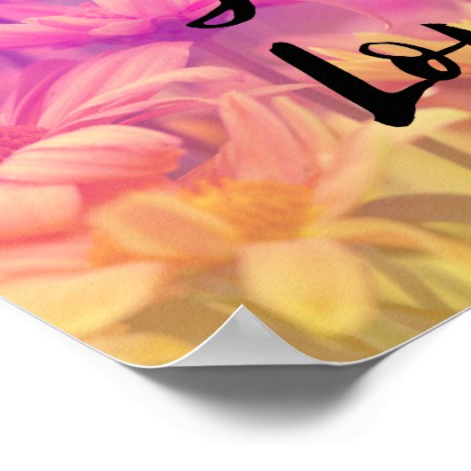 Poster "Faites ce que vous aimez" Typographie Citation Fl (Coin)