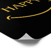 Poster FAITES CE QUI VOUS REND HEUREUX Citation positive (Coin)