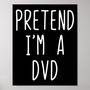 Poster Faites comme si je suis un costume Dvd Halloween F