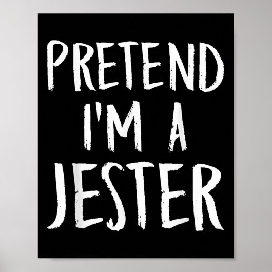 Poster Faites comme si je suis une fête d'Halloween de la (Devant)