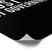 Poster Faites confiance à Dieu pas au gouvernement (Coin)