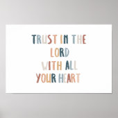 Poster Faites confiance à l'affiche de la bible pour enfa (Devant)