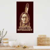 Poster Faites confiance à l'affiche du gouvernement (Cuisine)