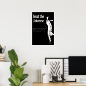 Poster Faites confiance à l'affiche universelle (Bureau à domicile)