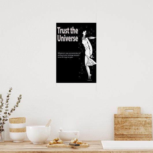 Poster Faites confiance à l'affiche universelle (Cuisine)