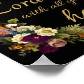 Poster Faites confiance à l'Éternel avec tout votre coeur (Coin)