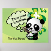 Poster Faites confiance à votre intuition (Devant)