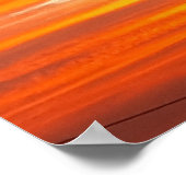 Poster Faites confiance au processus - Beau coucher de so (Coin)