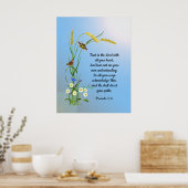 Poster Faites confiance au Seigneur avec tout votre coeur (Cuisine)