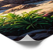 Poster Faites de beaux rêves, Paradis Tropical, (Coin)