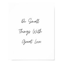 Faites De Petites Choses Avec Une Citation D'Amour