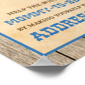 Poster Faites de vous l'interlocuteur Cowboy Douche Signe (Coin)