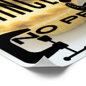 Poster Faites des petites tartes - AUCUNE PRESSION (Coin)