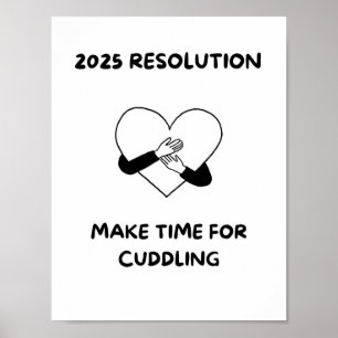 Poster FAITES DU TEMPS POUR CUDDLING Love citations Poste