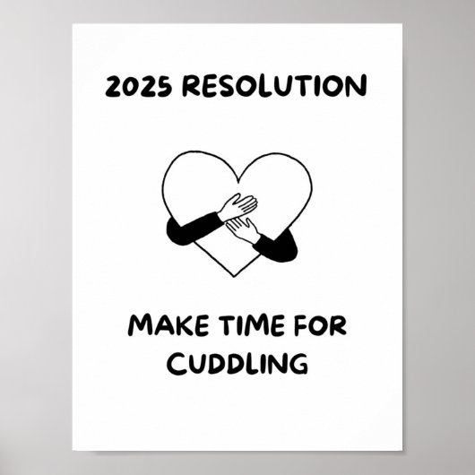 Poster FAITES DU TEMPS POUR CUDDLING Love citations Poste (Devant)