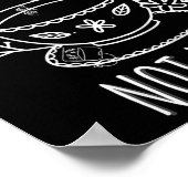 Poster Faites du thé pas de guerre Doodart Tea Boire Cita (Coin)