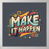 Poster Faites en sorte que cela arrive (Devant)