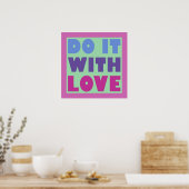 Poster Faites-Le Avec Amour (Cuisine)