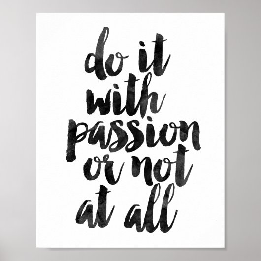 Poster Faites-Le Avec Passion Ou Pas Du Tout (Devant)