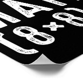 Poster Faites Le Calcul 67 Mème Drôle Six Sept Professeur (Coin)