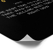 Poster Faites-le maintenant Inspirer Citation (Coin)