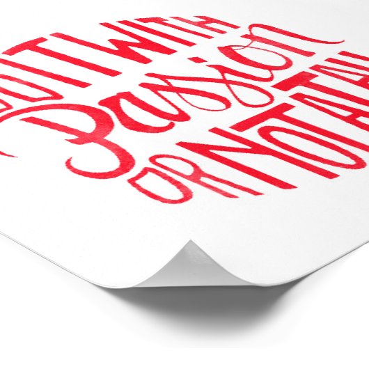 Poster Faites-le Passion (Coin)