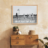 Poster Faites-Le Pour L'Art Du Parchemin, Retro Golf Girl