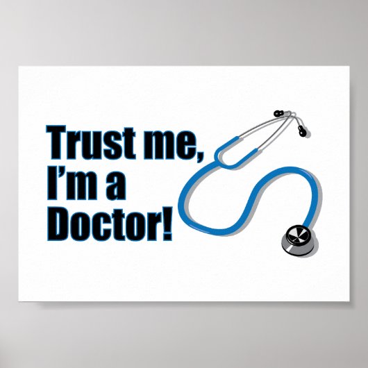 Poster Faites-moi confiance, je suis médecin (Devant)