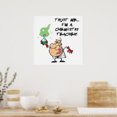 Poster Faites-moi confiance... Je suis professeur de chim (Cuisine)