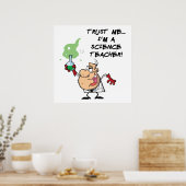 Poster Faites-moi confiance... Je suis professeur de scie (Cuisine)